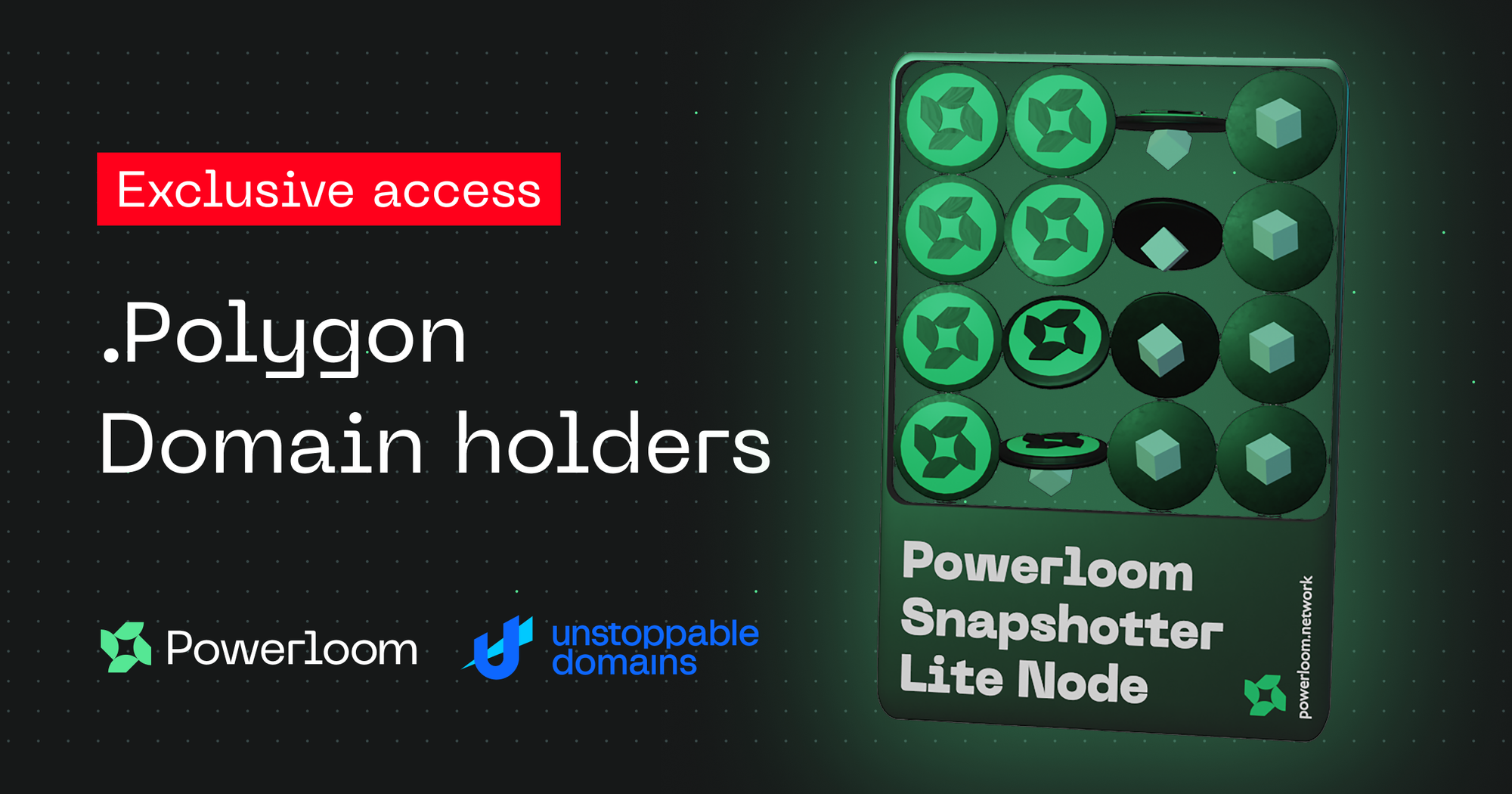 Powerloom ecosystem expands: Welcoming Unstoppable Domains to our Snapshotter Pre-Mint